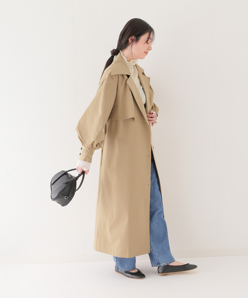 美品　U by Spick and Span　トレンチコート　ロングコート U by SPICK&SPAN（ユーバイスピックアンドスパン）の「バックロゴ