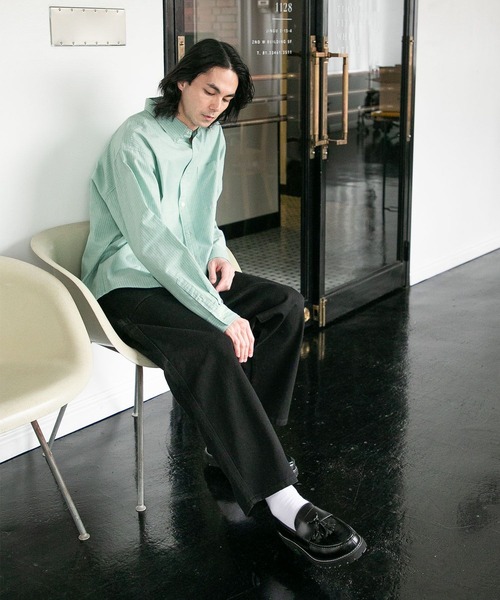 niko and...（ニコアンド）の「オックスアソートストライプシャツ（シャツ/ブラウス・メンズ・その他1/その他2/その他3・MEDIUM/LARGE）」の4枚目の写真