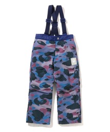 GRID CAMO SUSPENDERS PANTS K