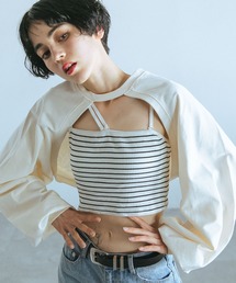 PAGEBOY | ネックストラップカットボレロ(Tシャツ/カットソー)