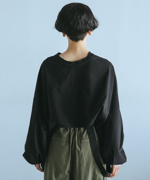 PAGEBOY（ページボーイ）の「ネックストラップカットボレロ（Tシャツ/カットソー・レディース・ブラック/オフホワイト/アクア・FREE）」の17枚目の写真