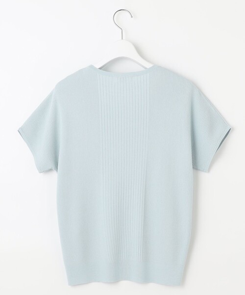 【セール】【洗える】レーヨンエリートストレッチ フレンチスリーブ ニット（ニット/セーター）｜J.PRESS（ジェイプレス）