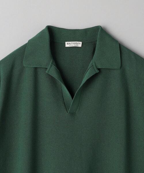 ニット/セーター BEAUTY&YOUTH UNITED ARROWS - soduk overlap knit onepiece / green BEAUTY&YOUTH UNITED ARROWS（ビューティーアンドユース