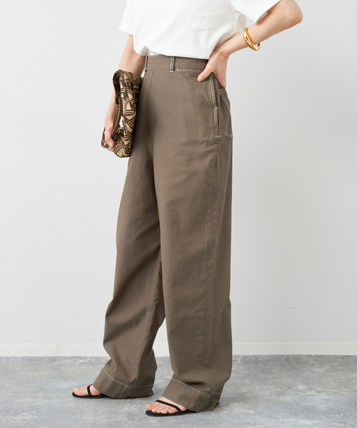 plage(プラージュ)の「【Healthy denim/ヘルシーデニム】別注 RANCH パンツ(その他パンツ・レディース・カーキ/ベージュ・26/25/24)」の5枚目の写真