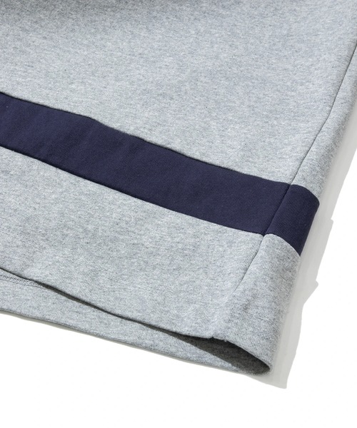 AOZORA（アオゾラ）の「AOZORA/アオゾラ　ヘビーOZ天竺切り替え半端袖（Tシャツ/カットソー・メンズ・ネイビー/グリーン・LARGE/X-LARGE/MEDIUM）」の6枚目の写真