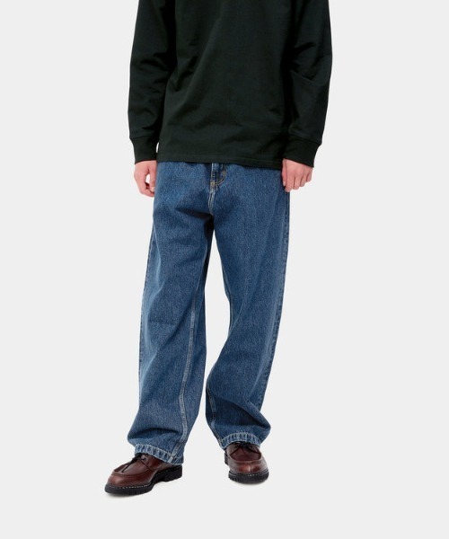 Carhartt WIP（カーハートダブリューアイピー）の「Carhartt WIP/カーハートダブリューアイピー ブランドンパンツ BRANDON PANT I031246（デニムパンツ・メンズ・ブラック/ワンウォッシュ・S/M/L）」の6枚目の写真