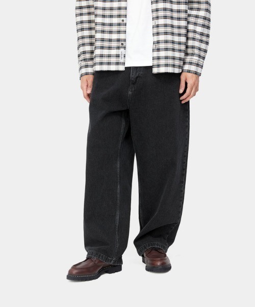 Carhartt WIP（カーハートダブリューアイピー）の「Carhartt WIP/カーハートダブリューアイピー ブランドンパンツ BRANDON PANT I031246（デニムパンツ・メンズ・ブラック/ワンウォッシュ・S/M/L）」の10枚目の写真