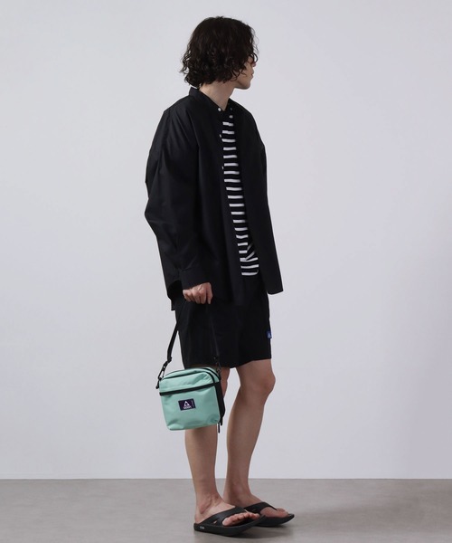GERRY(ジェリー)の「GERRY はっ水加工 マルチ ショルダーバッグ スクエア ミニバッグ(ショルダーバッグ・メンズ・ブラック/マルチ/ブラウン/ピンク/ライトグリーン/ベージュ/チャコール/イエロー・FREE)」の16枚目の写真