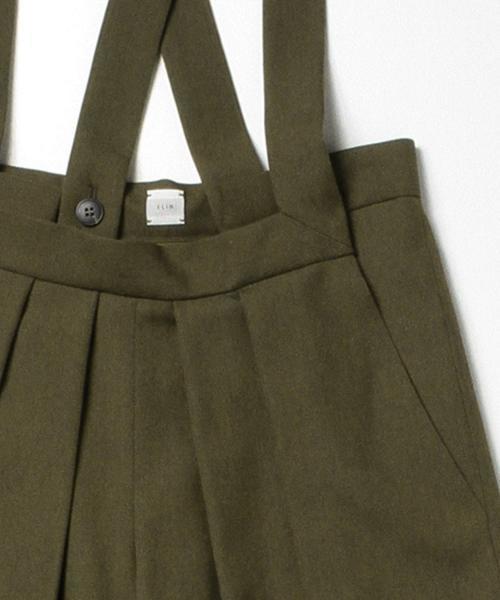 Demi-Luxe BEAMS（デミルクス ビームス）の「【Marisol11月号掲載】ELIN / ウールツイル ジャンプスーツ（その他パンツ・レディース・オリーブ・36/38）」の4枚目の写真