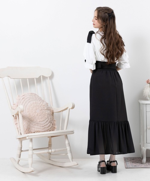 DearMyLoveRose(ディアマイラブローズ)の「シアーマーメイドフレアスカート(スカート・レディース・ブラック/ブルー/ホワイト・SMALL/MEDIUM/LARGE/XX-LARGE/X-LARGE)」の21枚目の写真