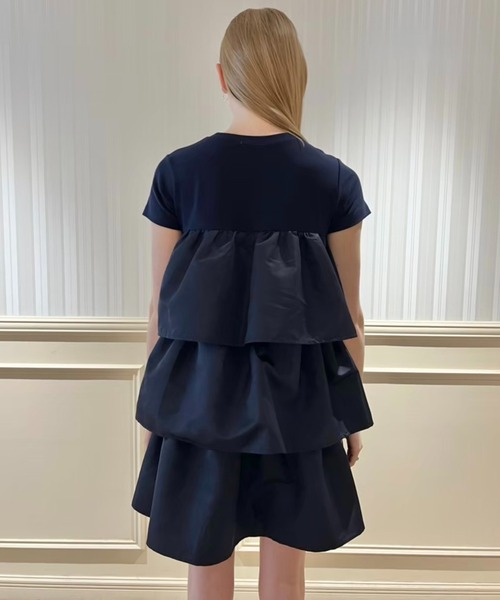epine（エピヌ）の「e tee frill onepiece navy（ワンピース・レディース・ネイビー・FREE）」の13枚目の写真