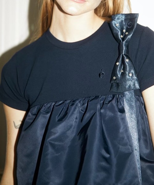 epine（エピヌ）の「e tee frill onepiece navy（ワンピース・レディース・ネイビー・FREE）」の14枚目の写真