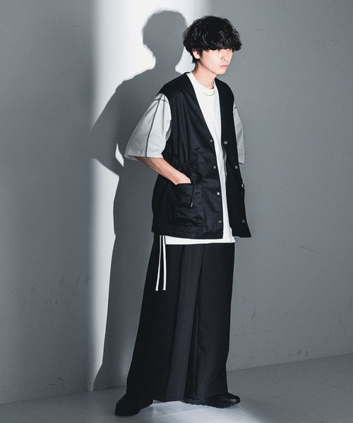 SENSE OF PLACE by URBAN RESEARCH（センスオブプレイスバイアーバンリサーチ）の「『わたべ×SOP』オーバーサイズステッチTシャツ（Tシャツ/カットソー・メンズ・ホワイト/ブラック・MEDIUM/LARGE）」の22枚目の写真