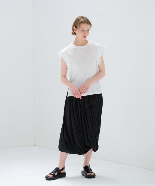 LANVIN en Bleu（ランバンオンブルー）の「バルーンスカート（スカート・レディース・チャコールグレー/ブラック・38）」の22枚目の写真