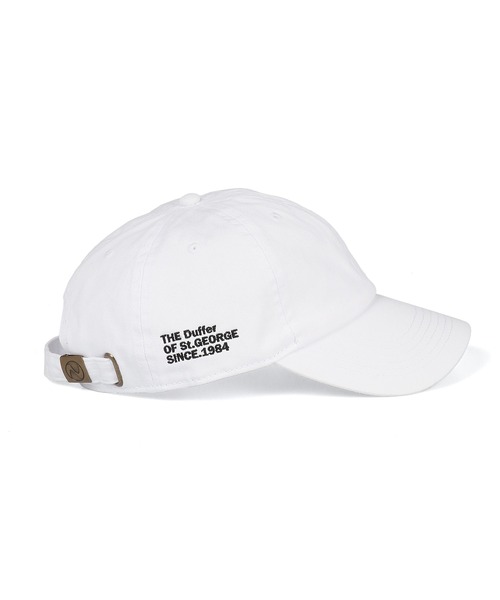 The DUFFER of ST.GEORGE（ザダファーオブセントジョージ）の「COTTON LOW CAP：コットンツイル ローキャップ ベースボールキャップ（キャップ・メンズ・ブラック/ブラウン/ホワイト・F）」の6枚目の写真