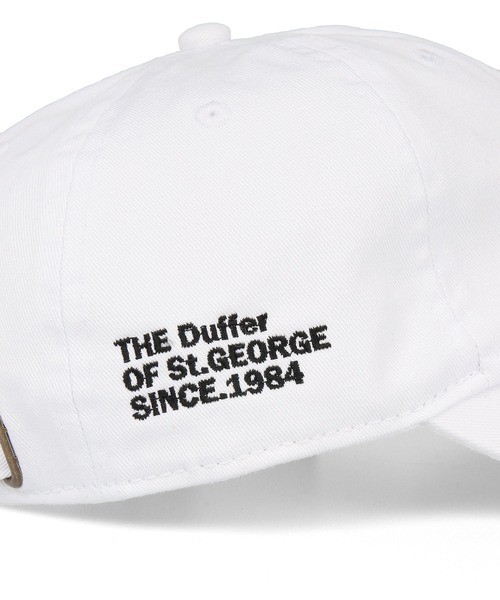 The DUFFER of ST.GEORGE（ザダファーオブセントジョージ）の「COTTON LOW CAP：コットンツイル ローキャップ ベースボールキャップ（キャップ・メンズ・ブラック/ブラウン/ホワイト・F）」の9枚目の写真