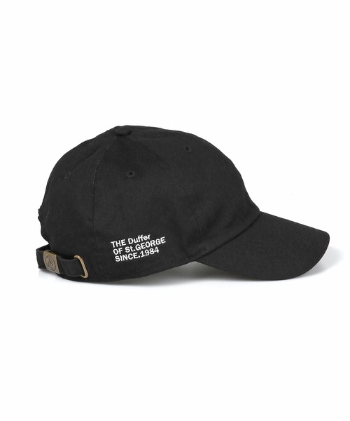 The DUFFER of ST.GEORGE（ザダファーオブセントジョージ）の「COTTON LOW CAP：コットンツイル ローキャップ ベースボールキャップ（キャップ・メンズ・ブラック/ブラウン/ホワイト・F）」の7枚目の写真