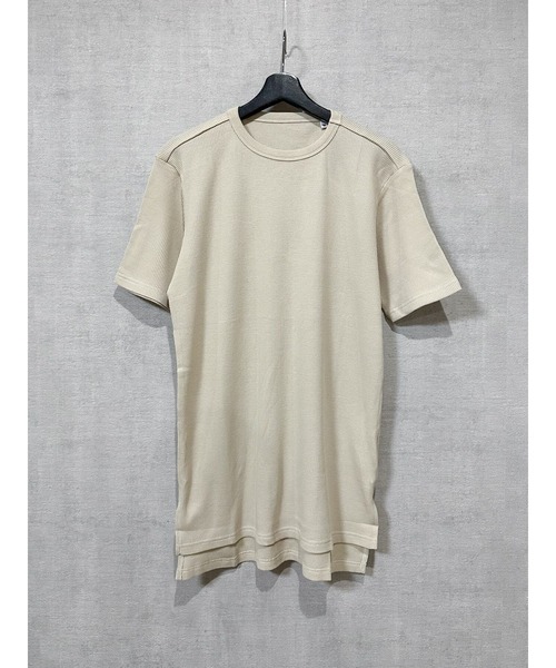 cuffne(カフネ)の「【Un】【it】【cuffne(カフネ)】ワッフルロングS/S Tee(Tシャツ/カットソー・レディース・ブラウン系その他/カーキ/ベージュ・M/L/XL)」の2枚目の写真