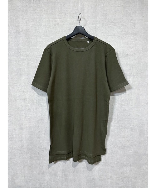 cuffne(カフネ)の「【Un】【it】【cuffne(カフネ)】ワッフルロングS/S Tee(Tシャツ/カットソー・レディース・ブラウン系その他/カーキ/ベージュ・M/L/XL)」の3枚目の写真