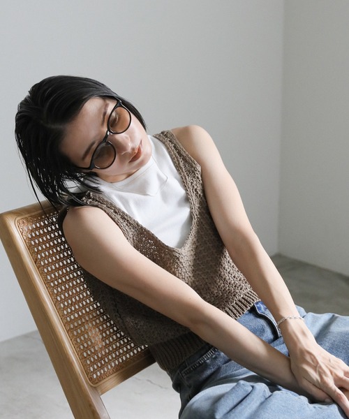 select MOCA（セレクトモカ）の「ウェリントンUVカットサングラス（サングラス・レディース・グリーン/ブラウン/ブラック・FREE）」の17枚目の写真