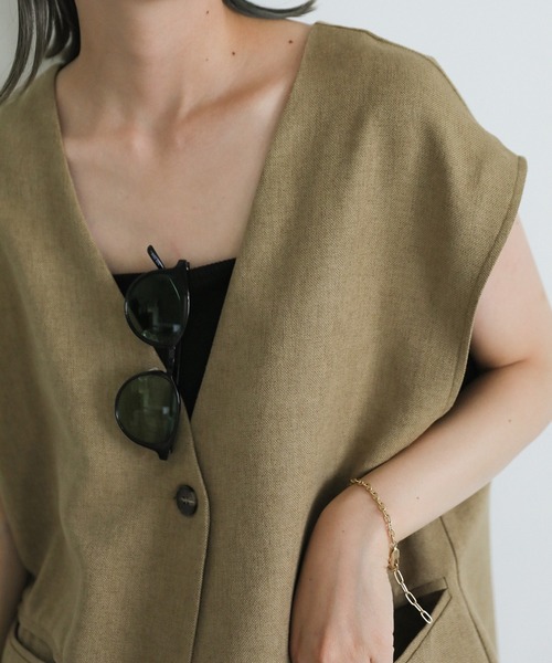 select MOCA（セレクトモカ）の「ウェリントンUVカットサングラス（サングラス・レディース・グリーン/ブラウン/ブラック・FREE）」の12枚目の写真