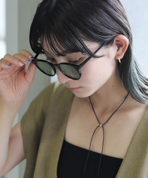 select MOCA（セレクトモカ）の「ウェリントンUVカットサングラス（サングラス・レディース・グリーン/ブラウン/ブラック・FREE）」の20枚目の写真