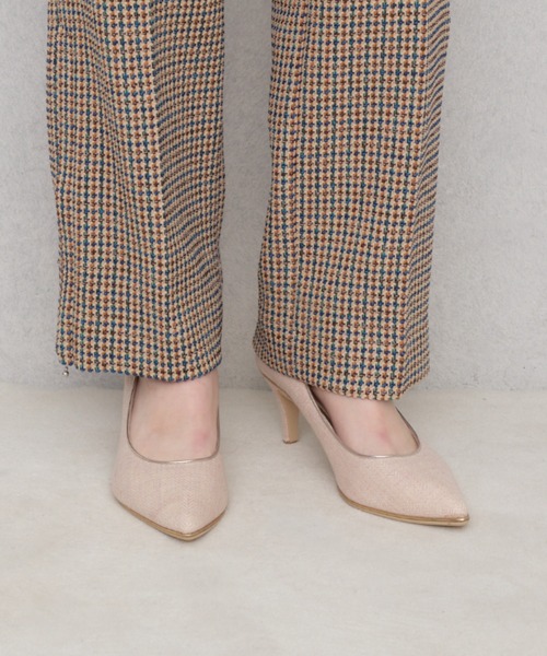 Launa lea（ラウナレア）の「【定番人気】[Launa lea rich]ゴールドラインパンプス(80001E)（パンプス・レディース・ゴールド/ピンク系その他/ブラック系その他/シルバー/ピンク/ライトブルー/ブルー系その他/ベビーピンク/グレイッシュブルー/グレー系その他/ピンク系その他2/ミント/ラベンダー・24.5㎝/24.0cm/23.5cm/23.0cm/22.5cm/22.0cm/25.5cm/25.0cm/21.5㎝/21.5cm/24.5cm）」の10枚目の写真