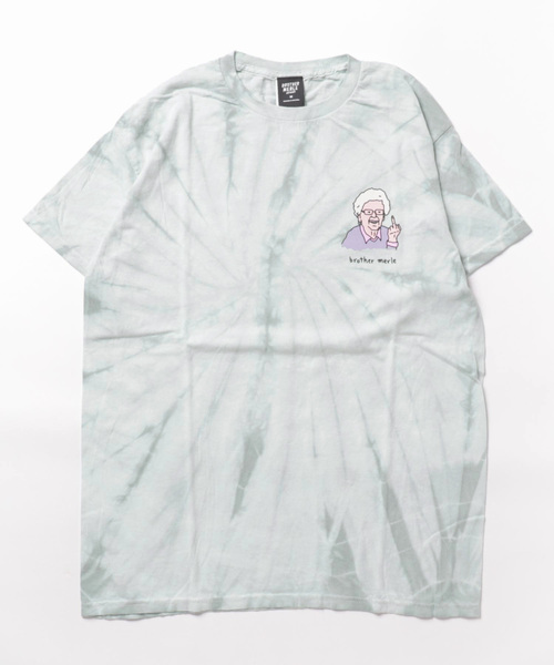 BROTHER MERLE(ブラザー マール)の「Betty 2.0 SPIDER-DYE S/S T-SHIRTS/BROTHER MERLE(ブラザーマール)半袖Tシャツ(Tシャツ/カットソー・メンズ・シルバーグレー/レッド・MEDIUM/LARGE/X-LARGE)」の9枚目の写真