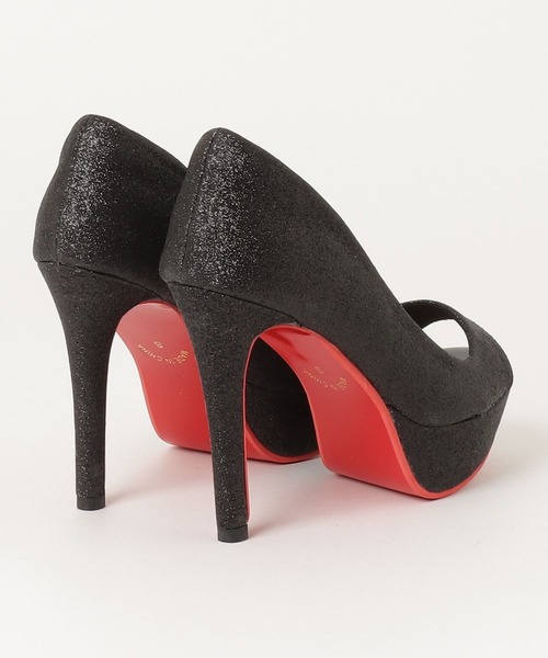 LibertyDoll(リバティードール)の「Liberty doll / オープントゥハイヒールパンプス (1208)(パンプス・レディース・ブラック/シルバー/ゴールド・S/M/L/LL)」の4枚目の写真