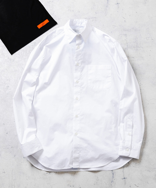 URBAN RESEARCH ROSSO MEN(アーバンリサーチロッソメン)の「『XXLサイズあり』ハイパフォーマンスブロードレギュラーシャツ(シャツ/ブラウス・メンズ・ライトブルー/シルバー/ネイビー/ホワイト/ブラック/カーキ/チェック/ホワイト系その他/ブラック系その他/ブルー系その他/ストライプ/レッド系その他・MEDIUM/LARGE/X-LARGE/SMALL/XX-LARGE)」の2枚目の写真