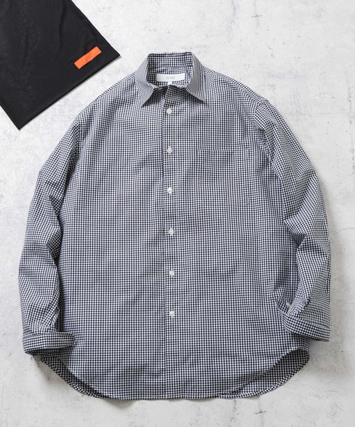 URBAN RESEARCH ROSSO MEN(アーバンリサーチロッソメン)の「『XXLサイズあり』ハイパフォーマンスブロードレギュラーシャツ(シャツ/ブラウス・メンズ・ライトブルー/シルバー/ネイビー/ホワイト/ブラック/カーキ/チェック/ホワイト系その他/ブラック系その他/ブルー系その他/ストライプ/レッド系その他・MEDIUM/LARGE/X-LARGE/SMALL/XX-LARGE)」の12枚目の写真