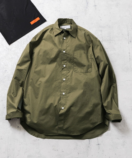 URBAN RESEARCH ROSSO MEN(アーバンリサーチロッソメン)の「『XXLサイズあり』ハイパフォーマンスブロードレギュラーシャツ(シャツ/ブラウス・メンズ・ライトブルー/シルバー/ネイビー/ホワイト/ブラック/カーキ/チェック/ホワイト系その他/ブラック系その他/ブルー系その他/ストライプ/レッド系その他・MEDIUM/LARGE/X-LARGE/SMALL/XX-LARGE)」の6枚目の写真