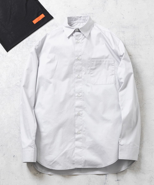 URBAN RESEARCH ROSSO MEN(アーバンリサーチロッソメン)の「『XXLサイズあり』ハイパフォーマンスブロードレギュラーシャツ(シャツ/ブラウス・メンズ・ライトブルー/シルバー/ネイビー/ホワイト/ブラック/カーキ/チェック/ホワイト系その他/ブラック系その他/ブルー系その他/ストライプ/レッド系その他・MEDIUM/LARGE/X-LARGE/SMALL/XX-LARGE)」の11枚目の写真
