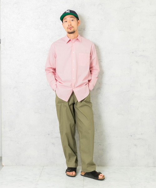 URBAN RESEARCH ROSSO MEN(アーバンリサーチロッソメン)の「『XXLサイズあり』ハイパフォーマンスブロードレギュラーシャツ(シャツ/ブラウス・メンズ・ライトブルー/シルバー/ネイビー/ホワイト/ブラック/カーキ/チェック/ホワイト系その他/ブラック系その他/ブルー系その他/ストライプ/レッド系その他・MEDIUM/LARGE/X-LARGE/SMALL/XX-LARGE)」の20枚目の写真