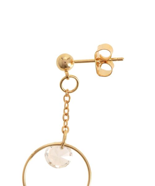 RESEXXY（リゼクシー）の「ダブルサークルピアス（ピアス（両耳用）・レディース・ゴールド/シルバー・FREE）」の6枚目の写真