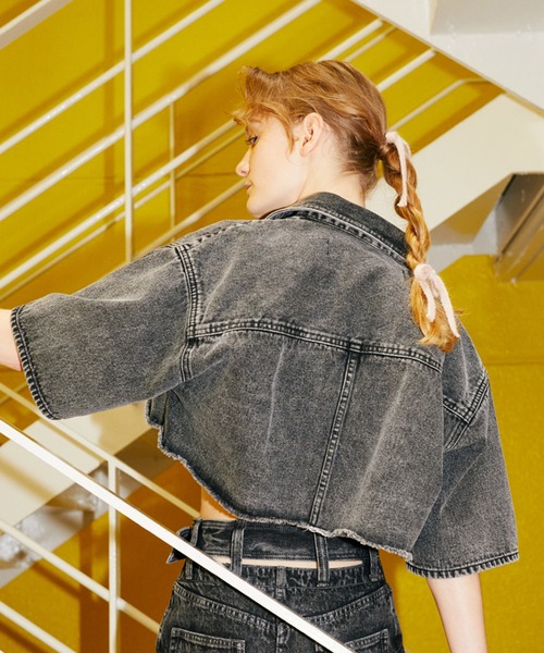 GOLDY（ゴールディ）の「ニット リボン ダブル ヘアカフ（ヘアゴム・レディース・ベージュ/ピンク/グリーン/ブラック・FREE）」の14枚目の写真