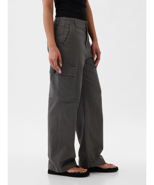 GAP（ギャップ）の「ウォッシュウェル ルーズフィット カーキ