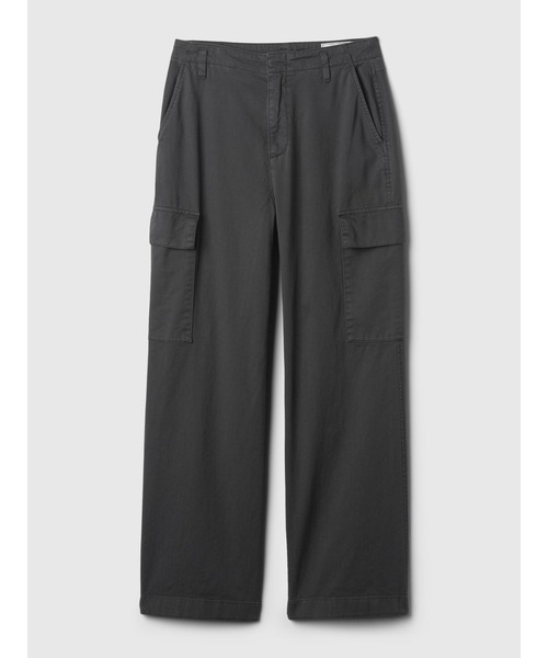 GAP(ギャップ)の「ウォッシュウェル ルーズフィット カーキカーゴパンツ(カーゴパンツ・レディース・カーキ/ベージュ/アイボリー/ブラック・00/0/2/000/4/6/8/10)」の17枚目の写真