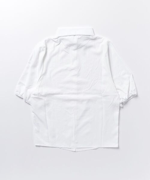 gossip!ロサンゼルス(ゴシップロサンゼルス)の「ハーフスリーブシャツ(シャツ/ブラウス・レディース・ホワイト/ブルー・M/S)」の3枚目の写真
