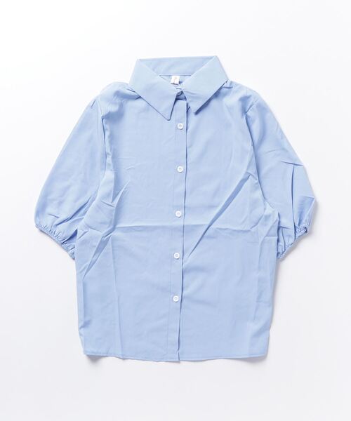 gossip!ロサンゼルス(ゴシップロサンゼルス)の「ハーフスリーブシャツ(シャツ/ブラウス・レディース・ホワイト/ブルー・M/S)」の10枚目の写真