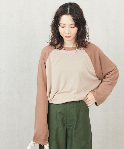 A17793 アーツ&サイエンス ラグランロングスリーブカットソー グレー 4 A17793 アーツ&サイエンス ラグランロングスリーブカットソー