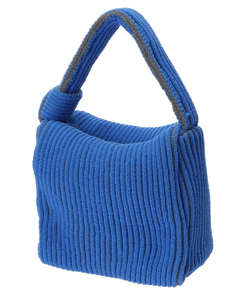 earth music&ecology(アースミュージックアンドエコロジー)の「ツートンリブワンショルバッグ(ショルダーバッグ・レディース・ブラック/イエロー/ブルー・FREE)」の5枚目の写真