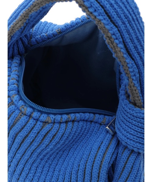 earth music&ecology(アースミュージックアンドエコロジー)の「ツートンリブワンショルバッグ(ショルダーバッグ・レディース・ブラック/イエロー/ブルー・FREE)」の10枚目の写真