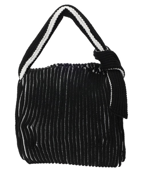 earth music&ecology(アースミュージックアンドエコロジー)の「ツートンリブワンショルバッグ(ショルダーバッグ・レディース・ブラック/イエロー/ブルー・FREE)」の11枚目の写真