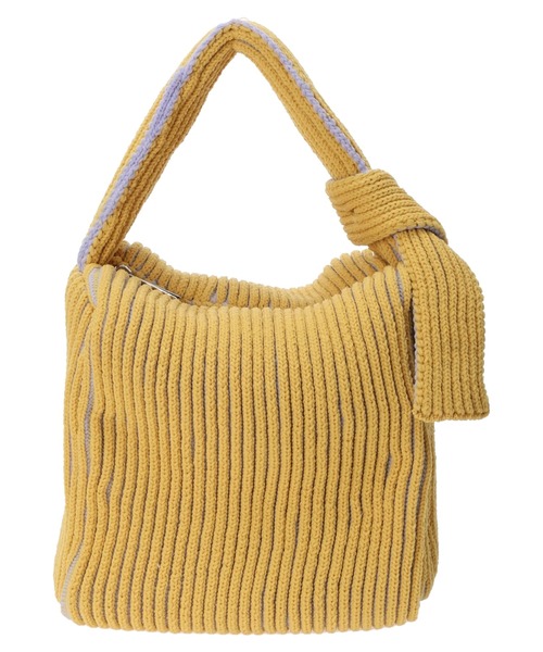 earth music&ecology(アースミュージックアンドエコロジー)の「ツートンリブワンショルバッグ(ショルダーバッグ・レディース・ブラック/イエロー/ブルー・FREE)」の12枚目の写真