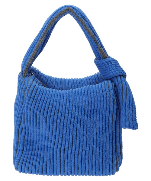 earth music&ecology(アースミュージックアンドエコロジー)の「ツートンリブワンショルバッグ(ショルダーバッグ・レディース・ブラック/イエロー/ブルー・FREE)」の13枚目の写真