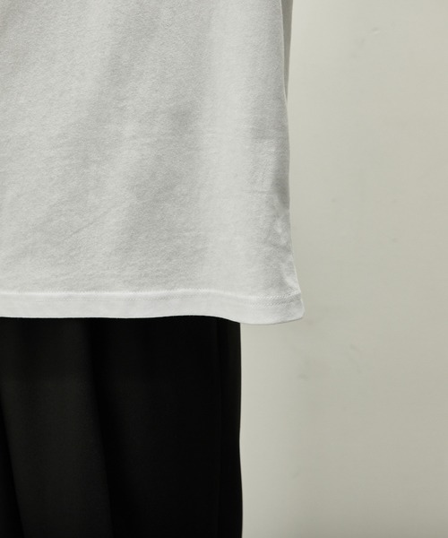 JUNRED(ジュンレッド)の「シティポップバックプリントTシャツ(Tシャツ/カットソー・メンズ・ピンク/チャコールグレー/ホワイト・L/LL/M)」の21枚目の写真