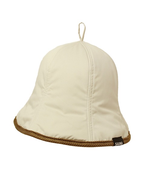 14+(イチヨンプラス)の「ナイロンサウナハット 高断熱(3Mシンサレート使用)・深めタイプ 袋付き(ハット・レディース・カーキ/アイボリー/ブラック/ピンク/ライトブルー/グレー・MEDIUM)」の9枚目の写真