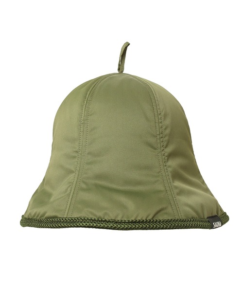 14+(イチヨンプラス)の「ナイロンサウナハット 高断熱(3Mシンサレート使用)・深めタイプ 袋付き(ハット・レディース・カーキ/アイボリー/ブラック/ピンク/ライトブルー/グレー・MEDIUM)」の11枚目の写真