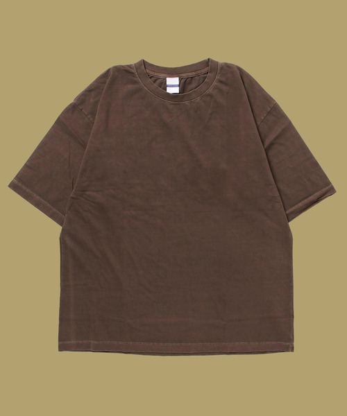 CALIFORNIA OUTFITTERS(カリフォルニア アウトフィッターズ)の「1-7B10 後染め ピグメント ワイド Tシャツ(Tシャツ/カットソー・メンズ・ブラック/ベージュ/グリーン/ブラウン/オレンジ/ブルー/レッド/アイボリー・FREE)」の3枚目の写真